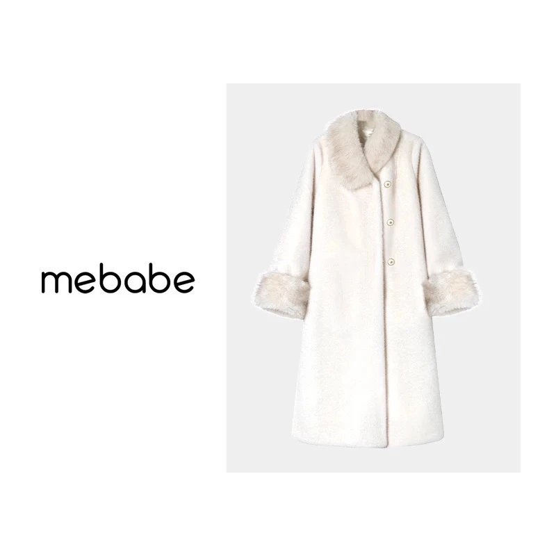 【元宝】【千金归来】冬季新款气质温柔中长款大衣外套女24DPX308