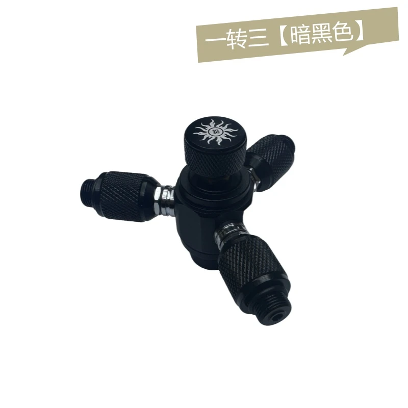 北陆户外露营一转三气罐延长器一转三分载器气罐转换头