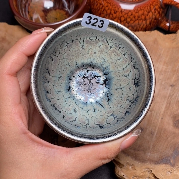 茶盏建窑建盏主人杯323微瑕