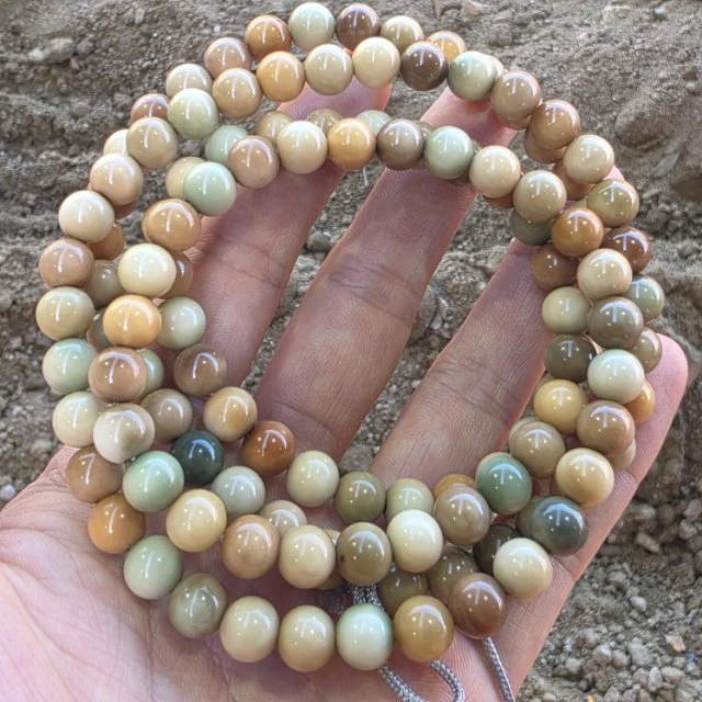 【五周年精选】6 G04427-龙脊菩提多宝圆珠脖挂-9mm-