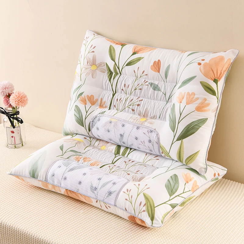 新款枕头一对装家用决明子枕芯护颈枕单人助睡眠学生宿舍荞麦枕