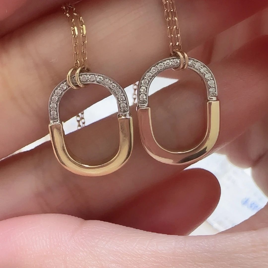 套链18K金镶嵌天然钻石多样性发货