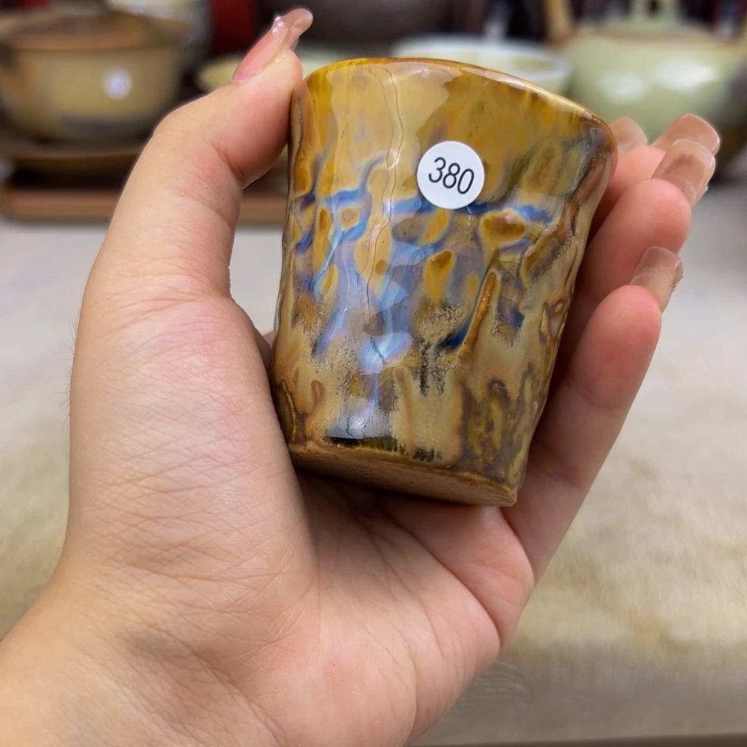 杯纯手工柴烧主人杯