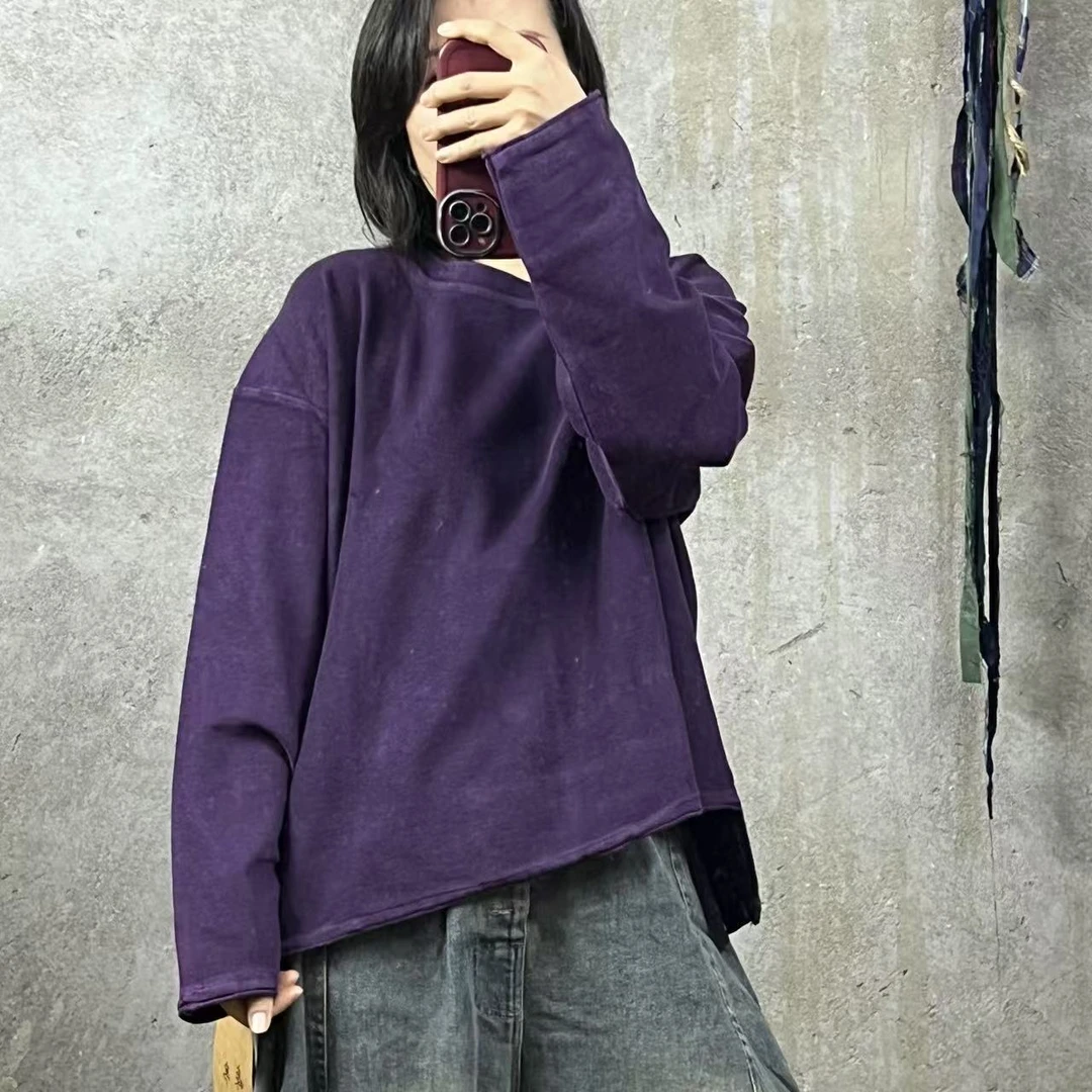 SB 2950 针织炒色套头卫衣（衣长60 胸围140）