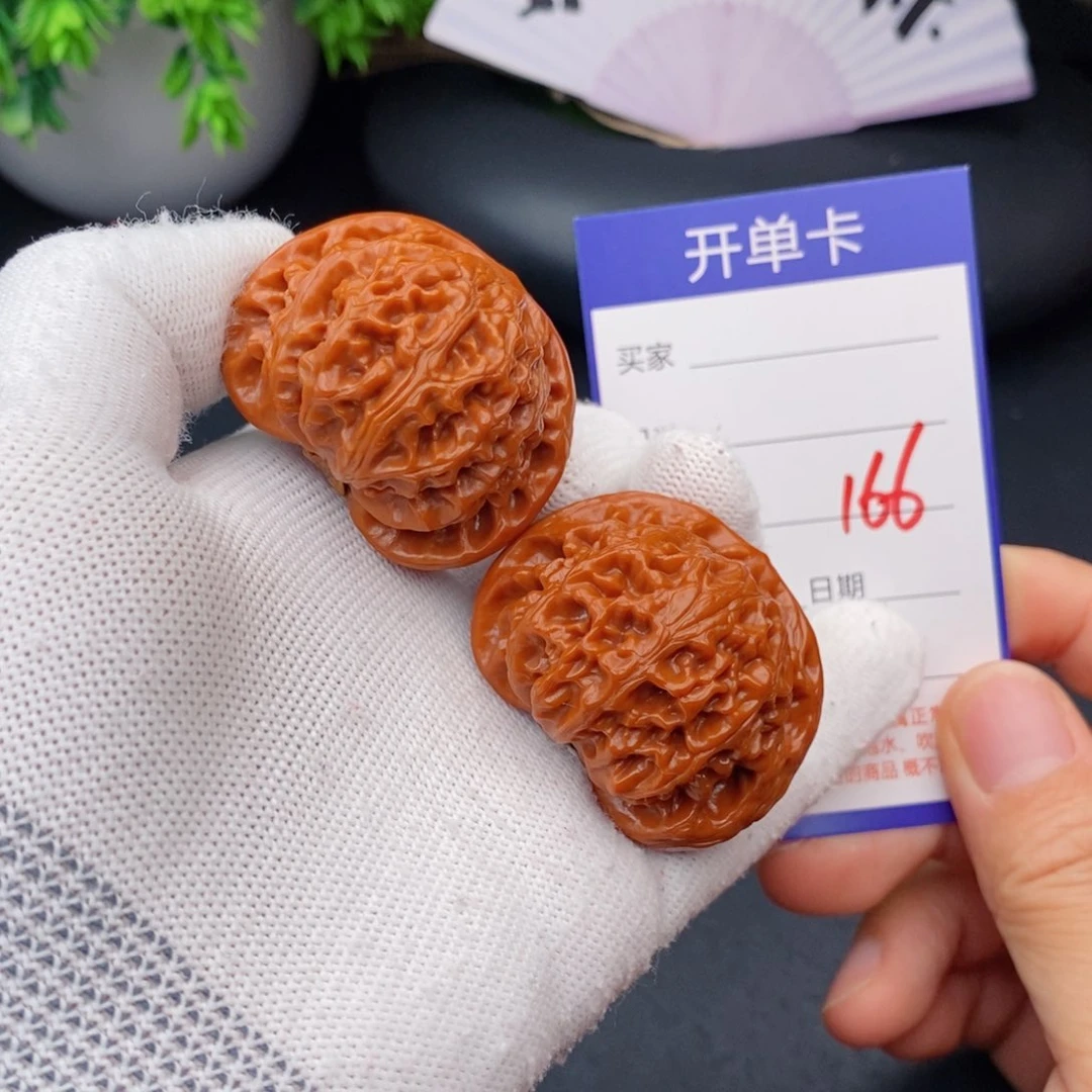 文玩核桃把件43宫灯166