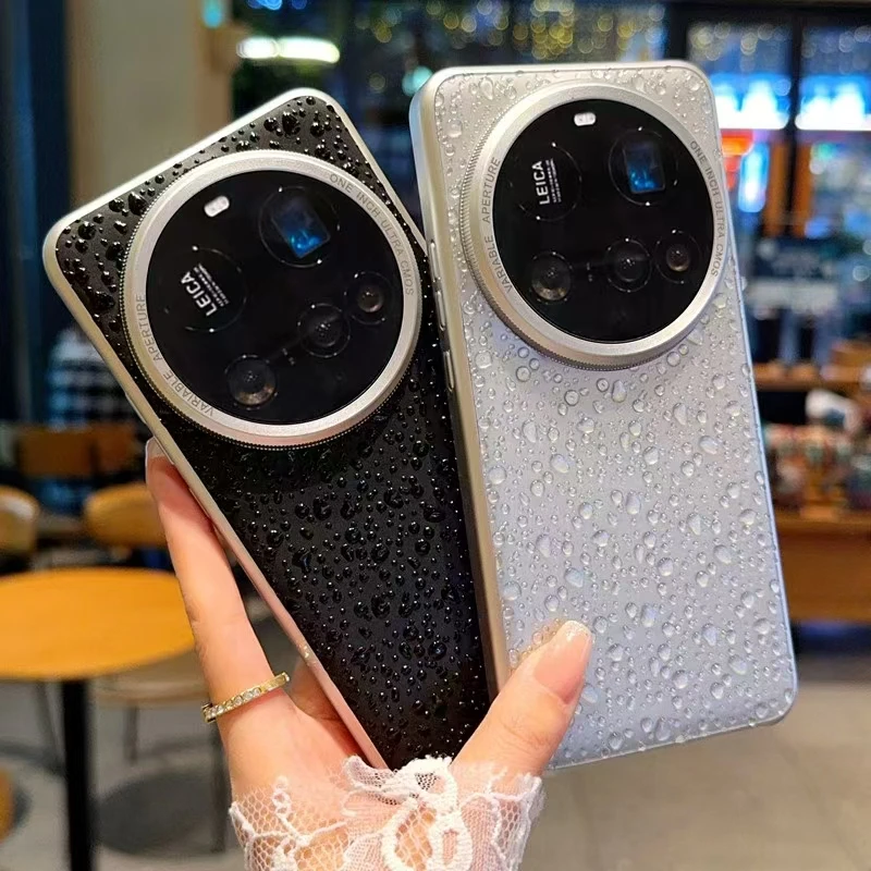 【三包壳】雨珠系列PC硬底加背部贴皮适用于华为Mate70荣耀手机壳