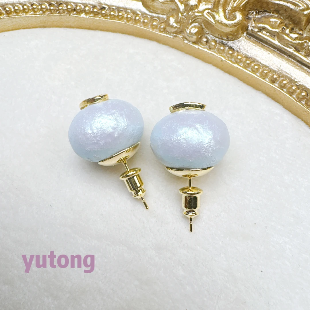 铜合金仿珍珠耳饰 【雨桐高奢饰品】耳环YT00147#2