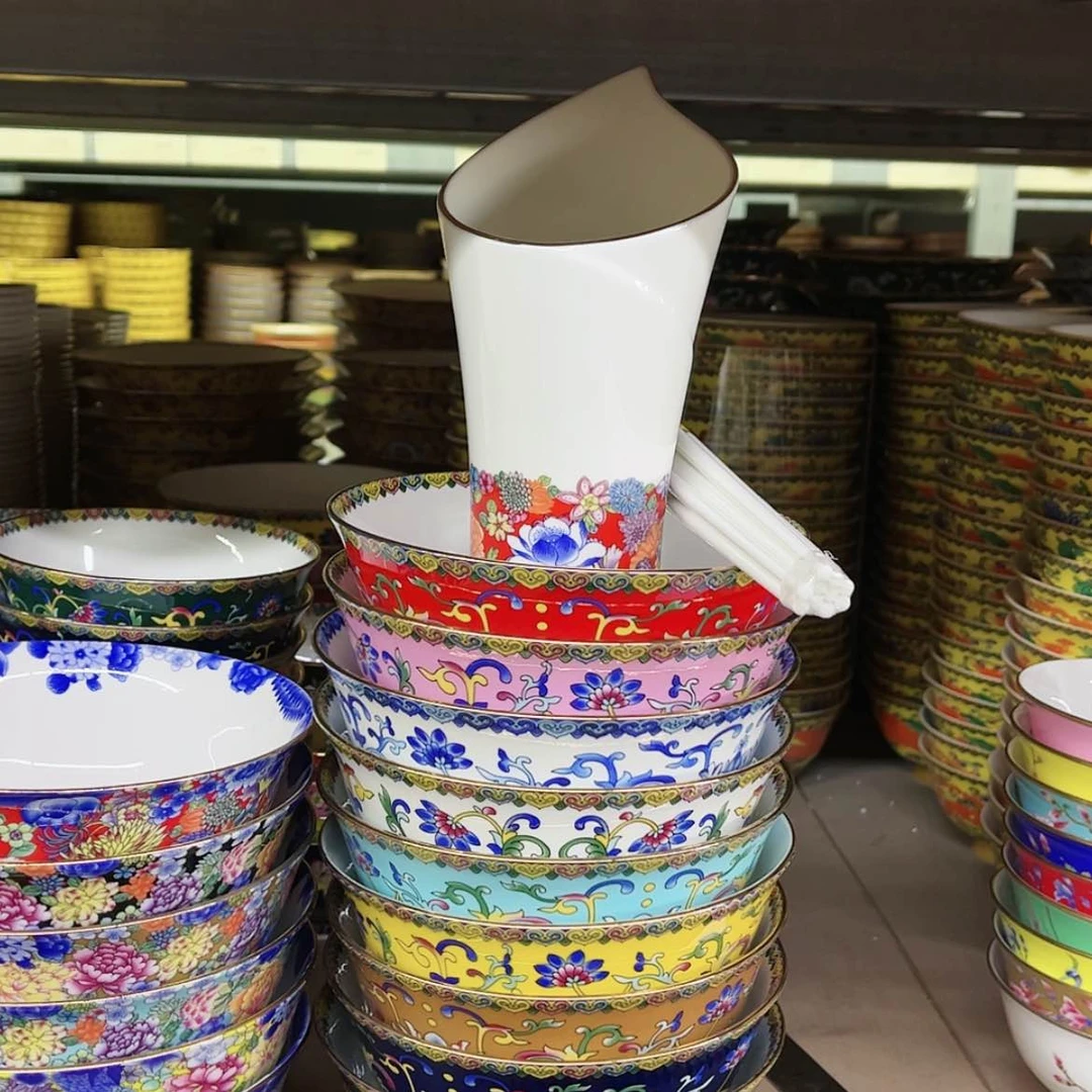 【闪购商品】碗幸*。6寸10个筷子10个筷筒一个………………