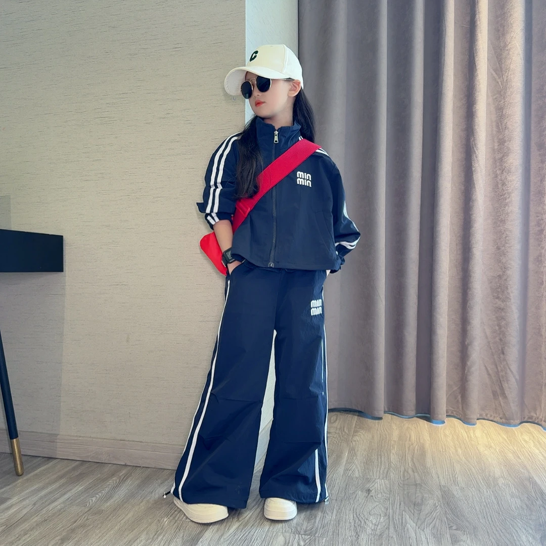 女童春秋款韩版休闲运动服套装中大童小女孩秋季洋气时髦儿童秋装