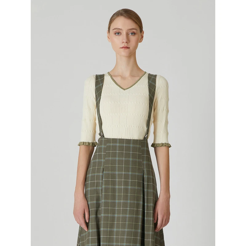 【小北专属】莱芙艾迪儿套头针织衫1E1M42178