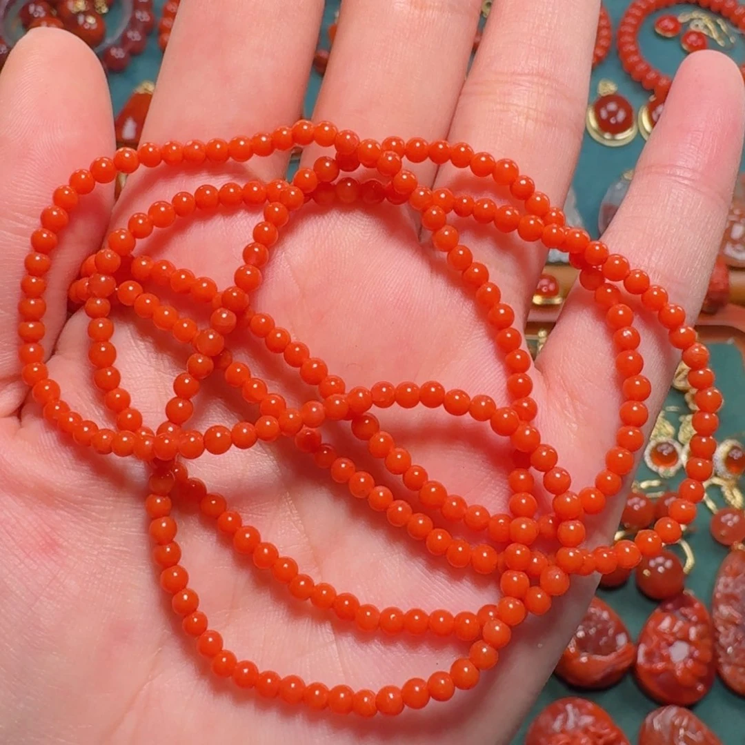 未镶嵌3南红南红玛瑙