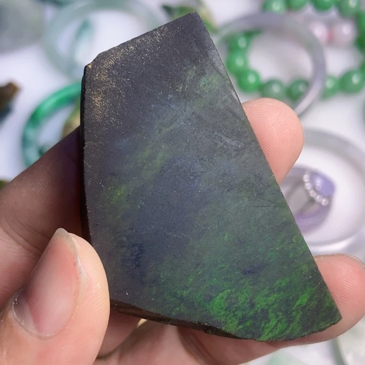 翡翠散珠天然翡翠A货挂件
