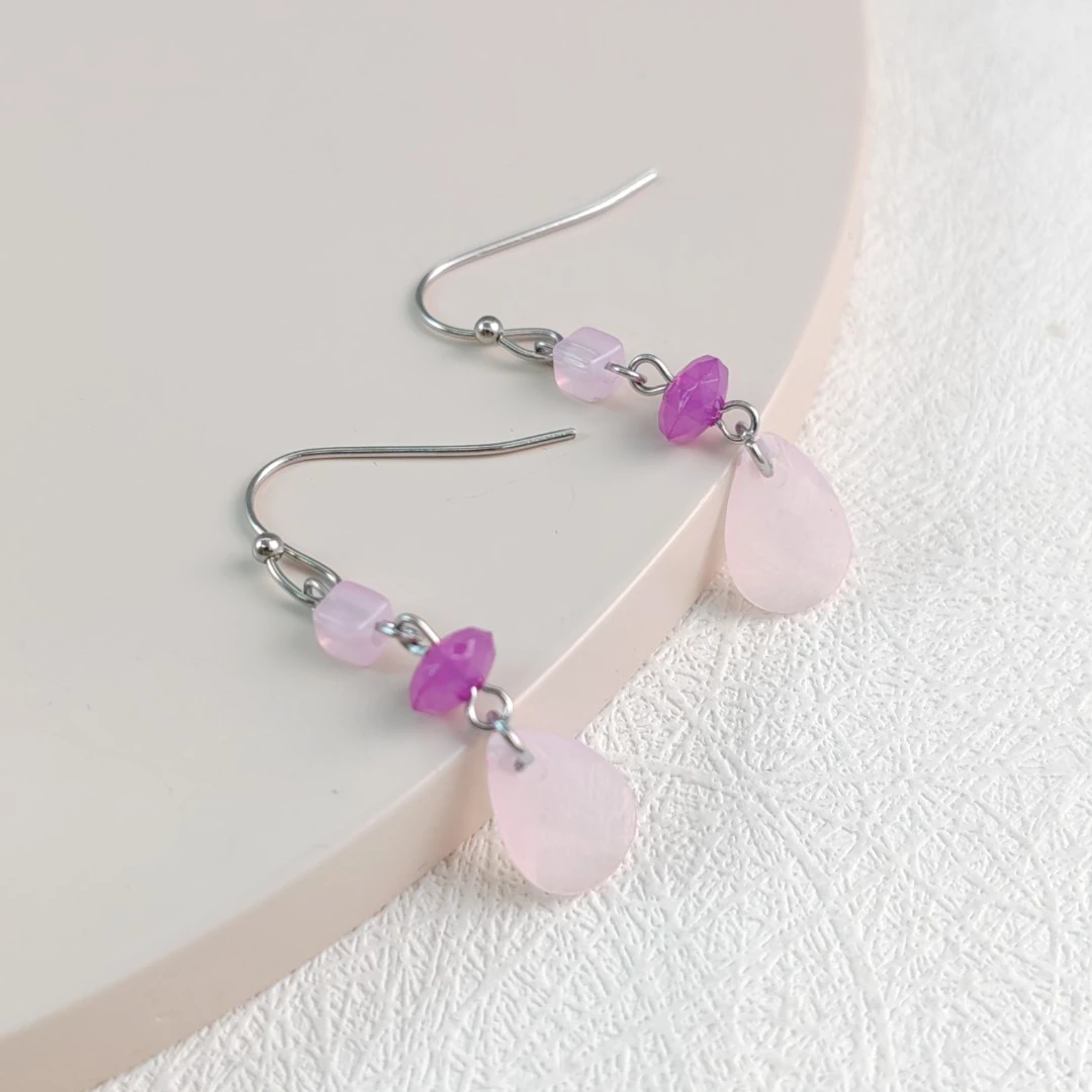 XUPING/旭平首饰 不锈钢亚克力耳饰 【潘生福利】GD   T001057890