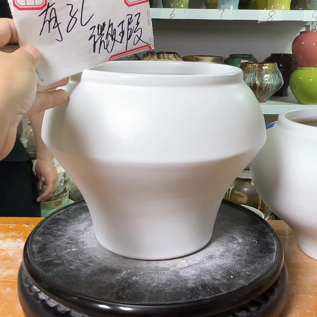 景德镇陶瓷花盆微瑕