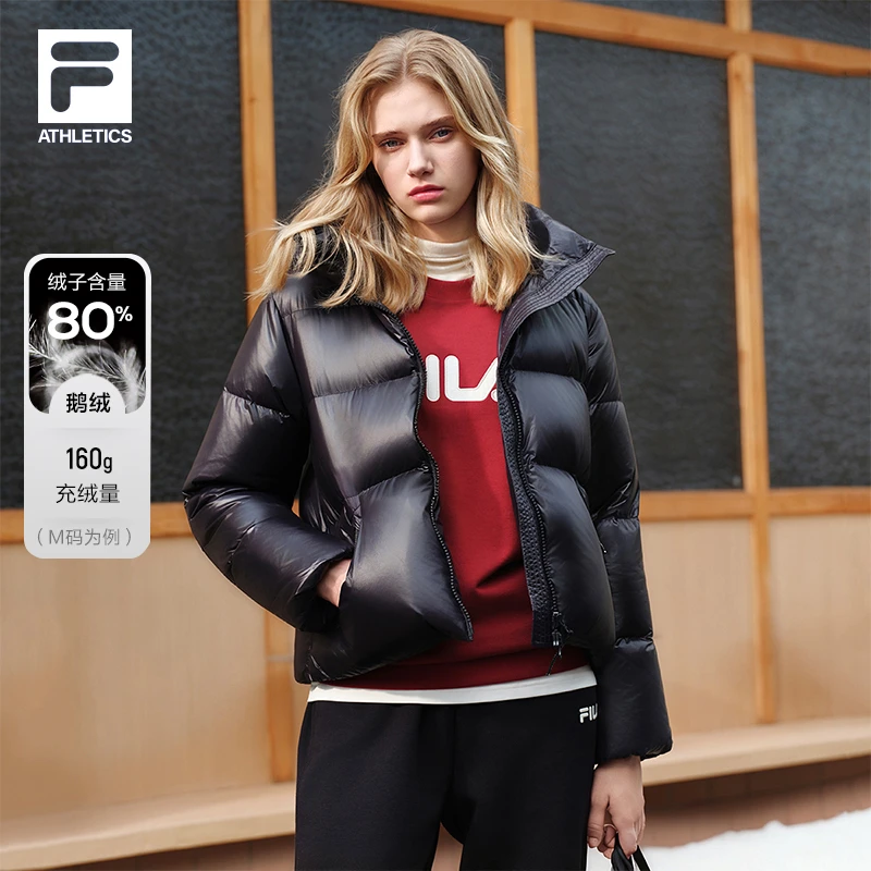 Fila/斐乐『潮流百搭』冬日户外时尚保暖舒适运动羽绒服A11W541915F