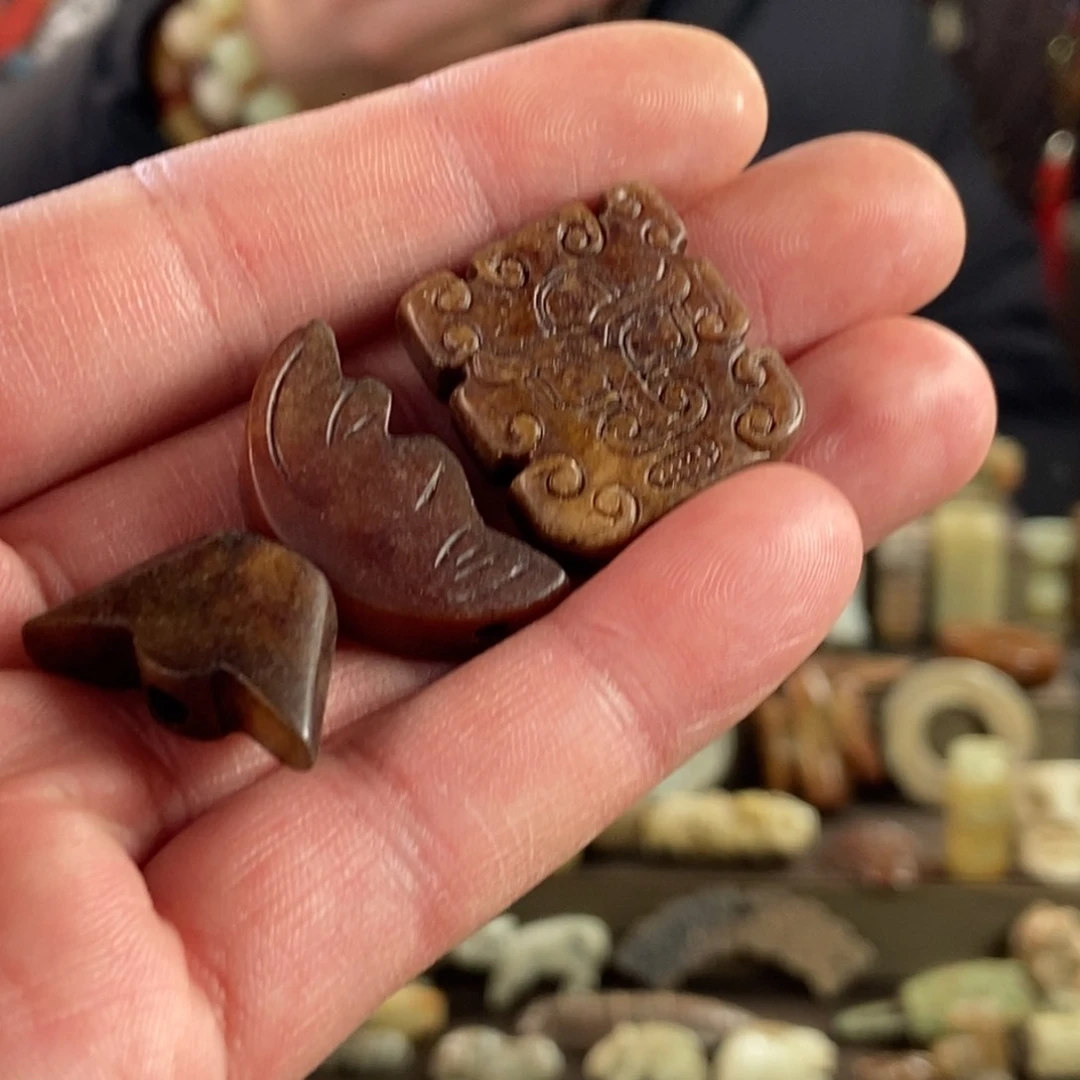 和田玉挂件未镶嵌天*