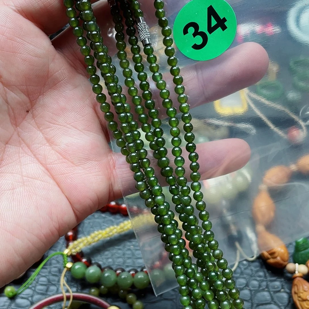 未镶嵌和田玉耳饰项链