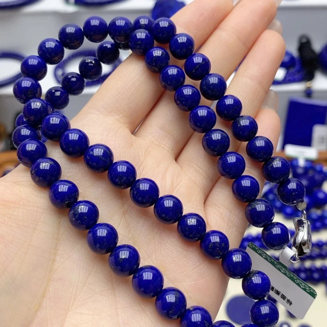 青金石未镶嵌颈饰8.3mm