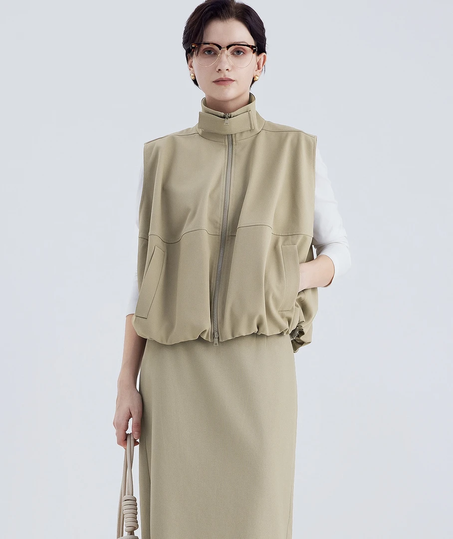 意大利设计师品牌女装。 春季马甲