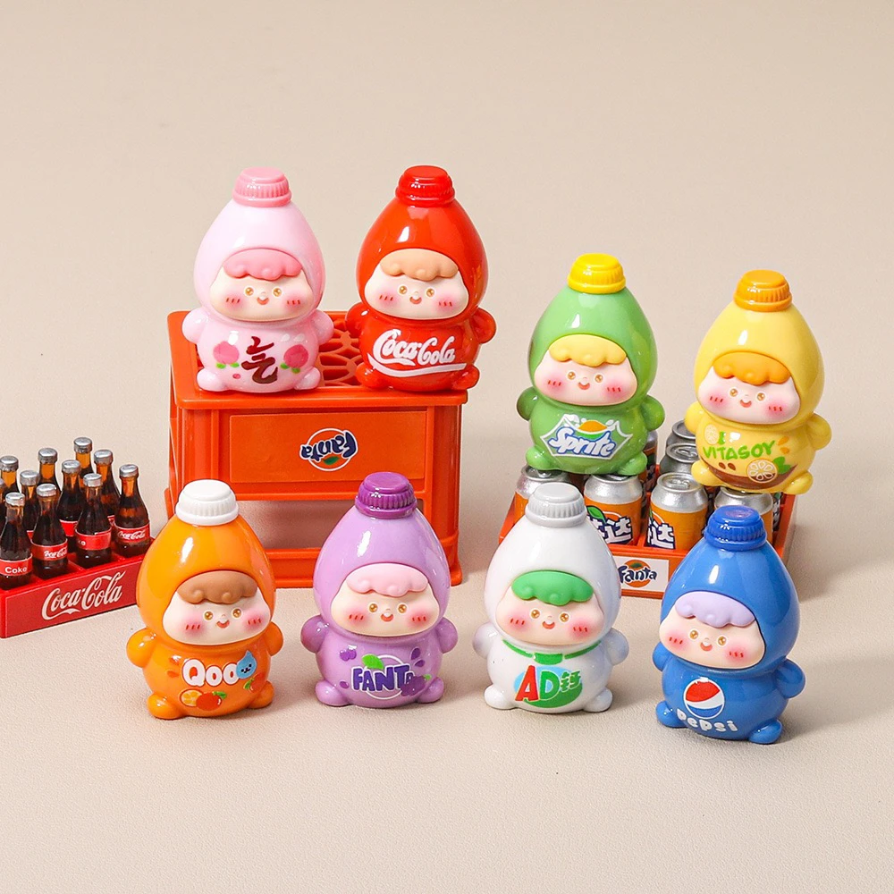 「酒酒diy」饮料崽崽萌粒diy儿童摆件