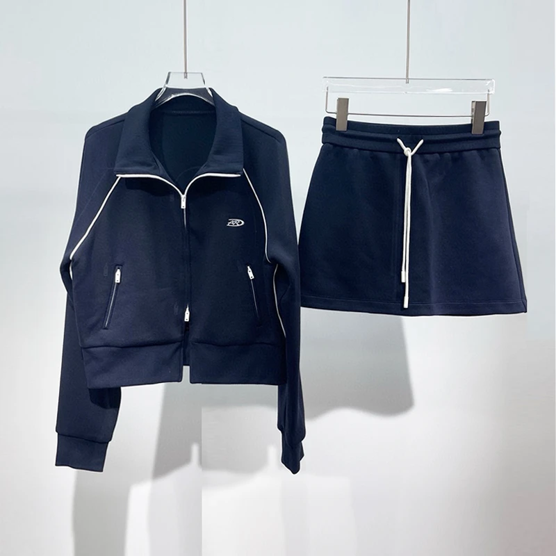 【A432】艾家春季新款时尚休闲百搭显瘦气质运动套装女