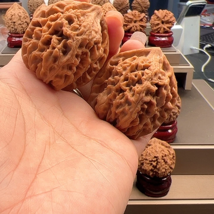 把件文玩核桃39 寿桃 s-026