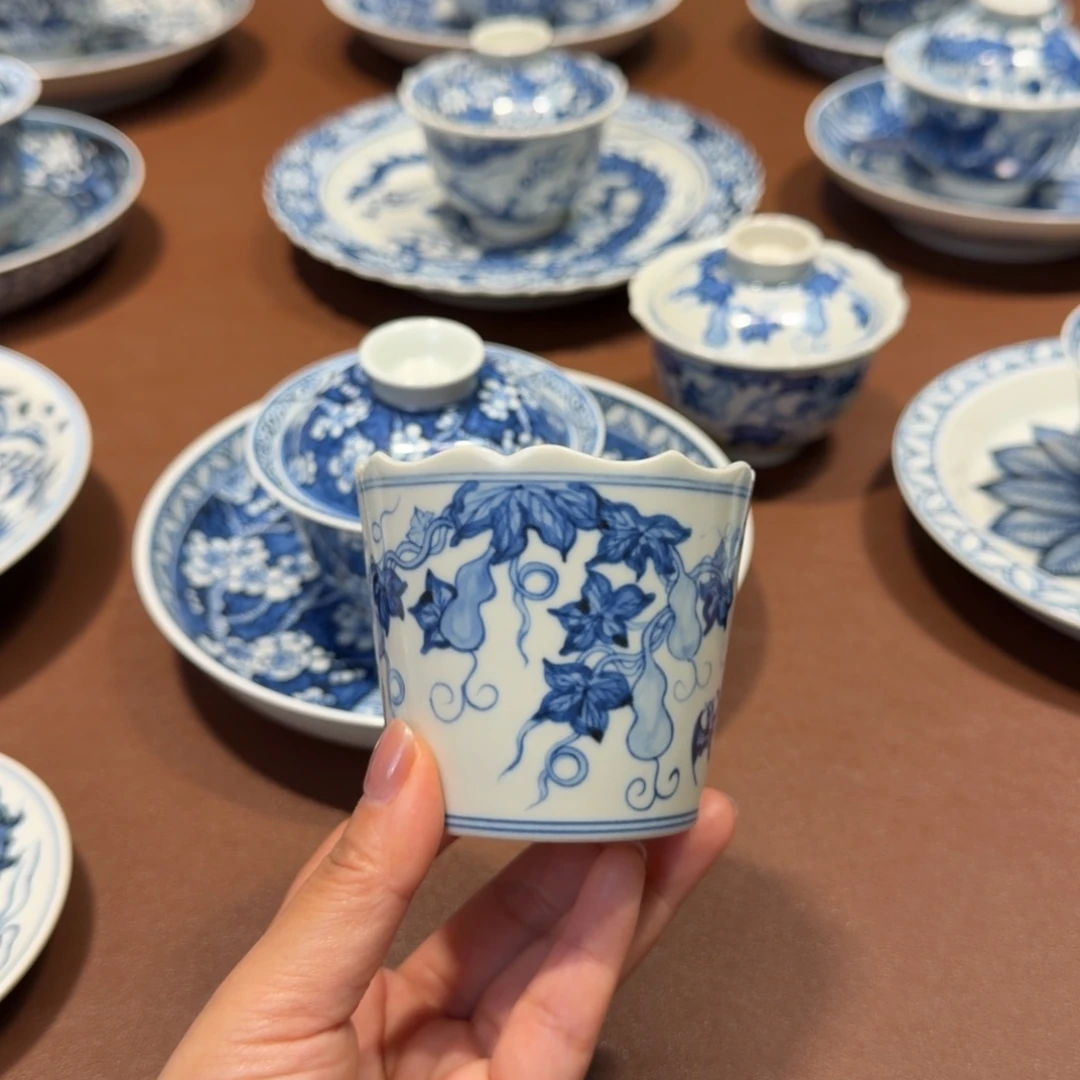 手工手绘茶具微瑕