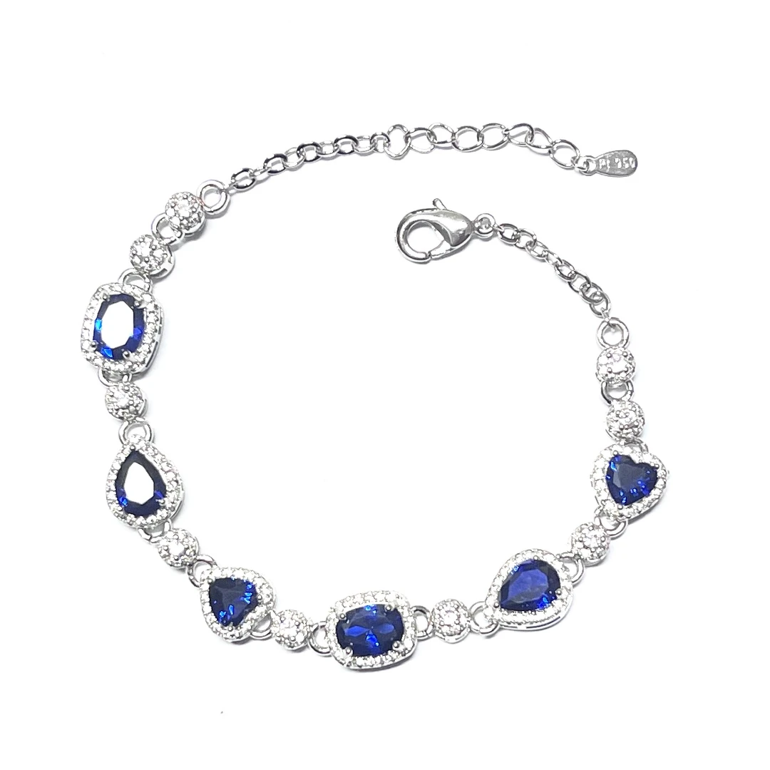 pt950皇家蓝经典款吊坠S0019