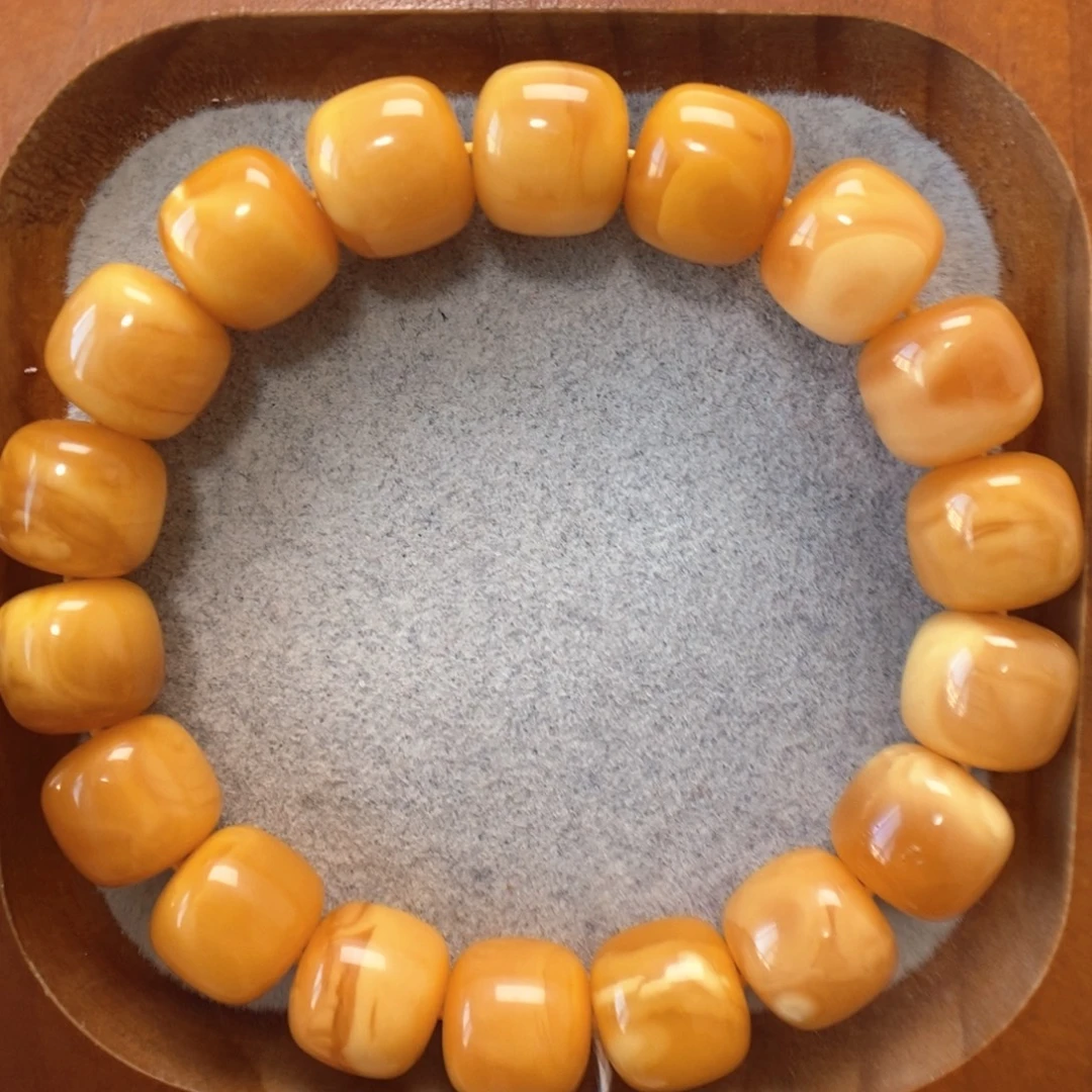 蜜蜡未镶嵌手串蜜蜡