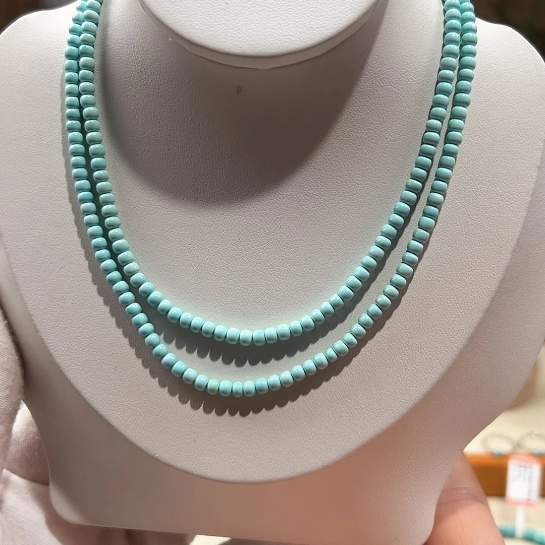 绿松石未镶嵌32 绿松石老型多圈 卡3+