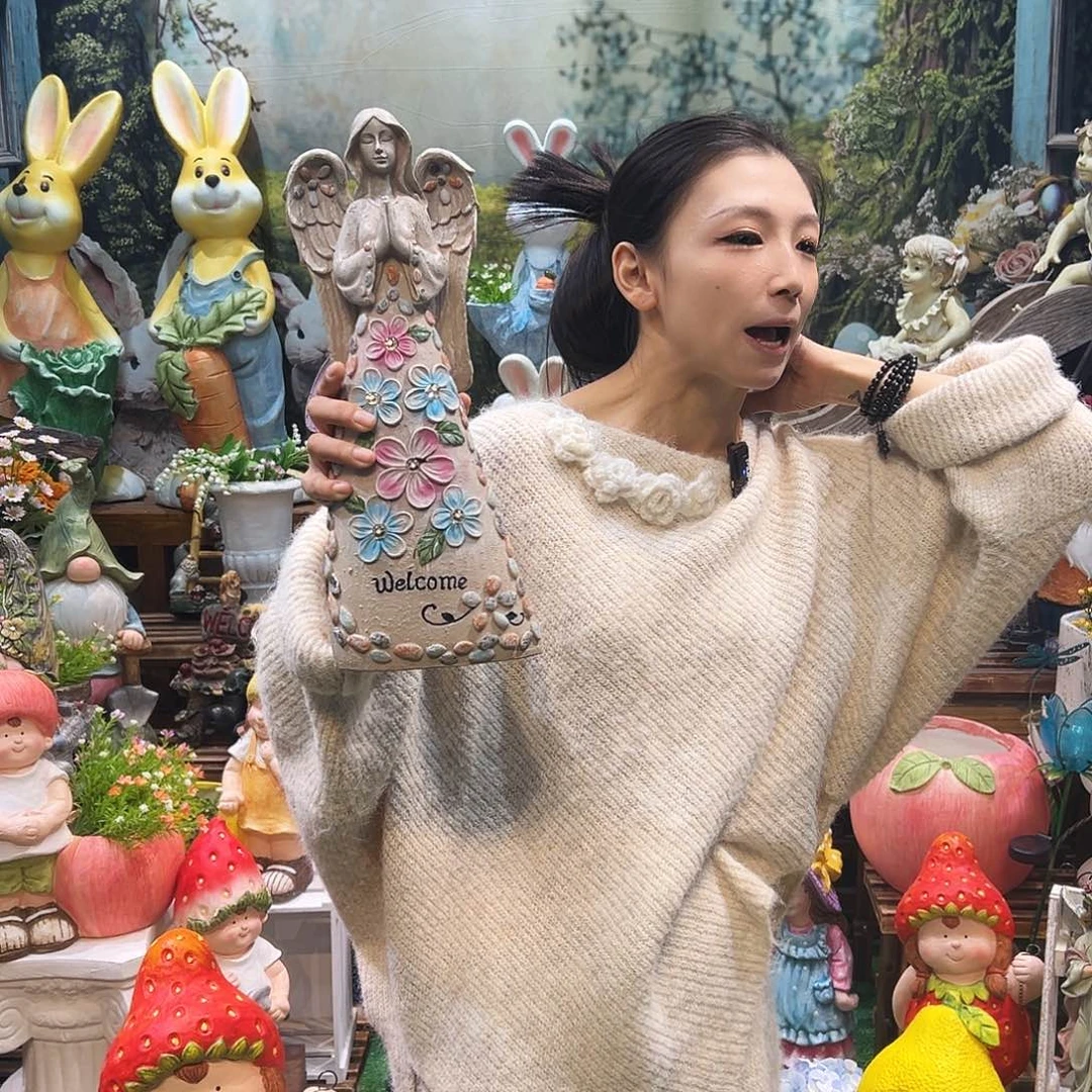 花园摆件红红火火