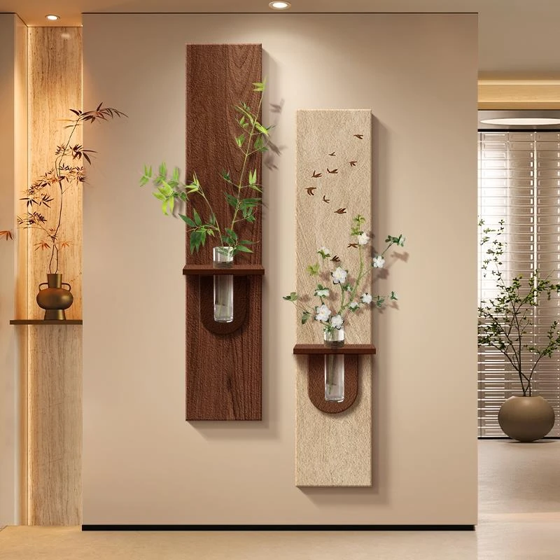 中古风简约入户玄关装饰画高级感宋代美学挂画走廊过道尽头墙壁画