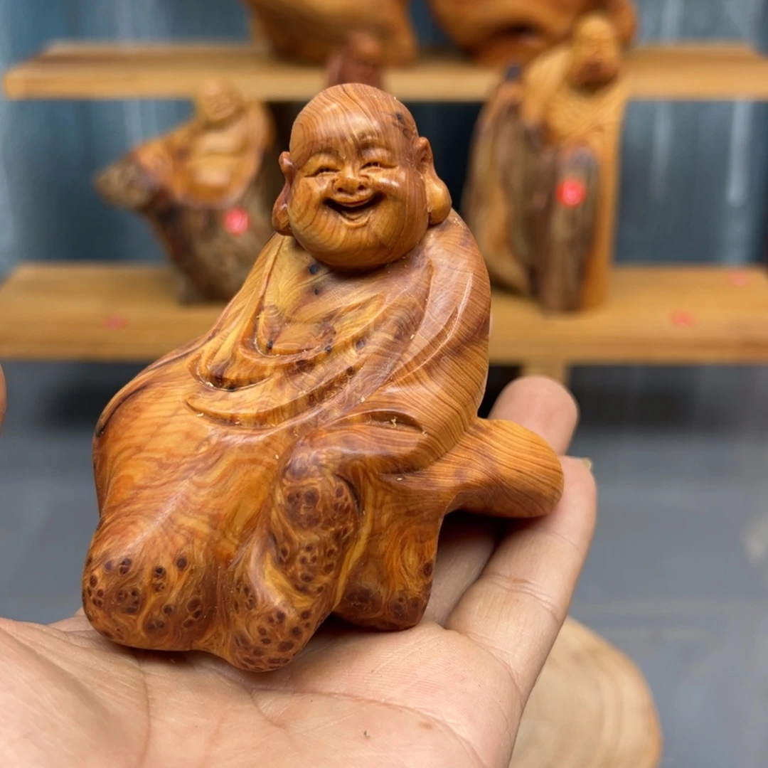 乐***趣木崖柏木摆件手把件