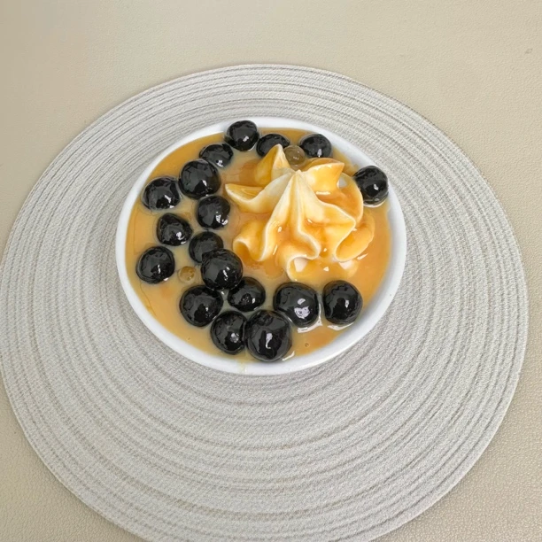 美食冰箱贴珍珠红糖冰淇淋冰箱贴食玩摆件