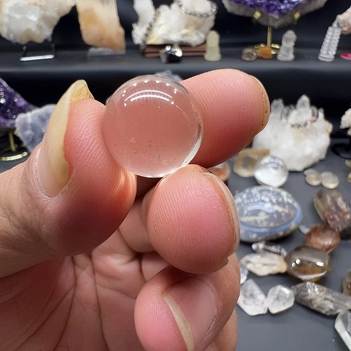 石材水晶单珠摆件设计