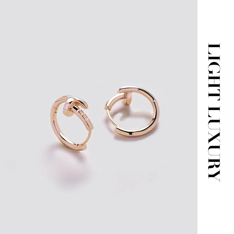 铜合金耳饰 490 螺丝钉耳扣 耳钉 耳环女 设计感