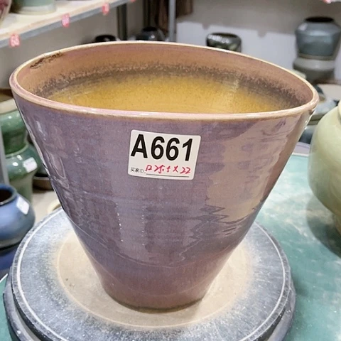 红陶景德镇陶瓷花盆手工-无孔