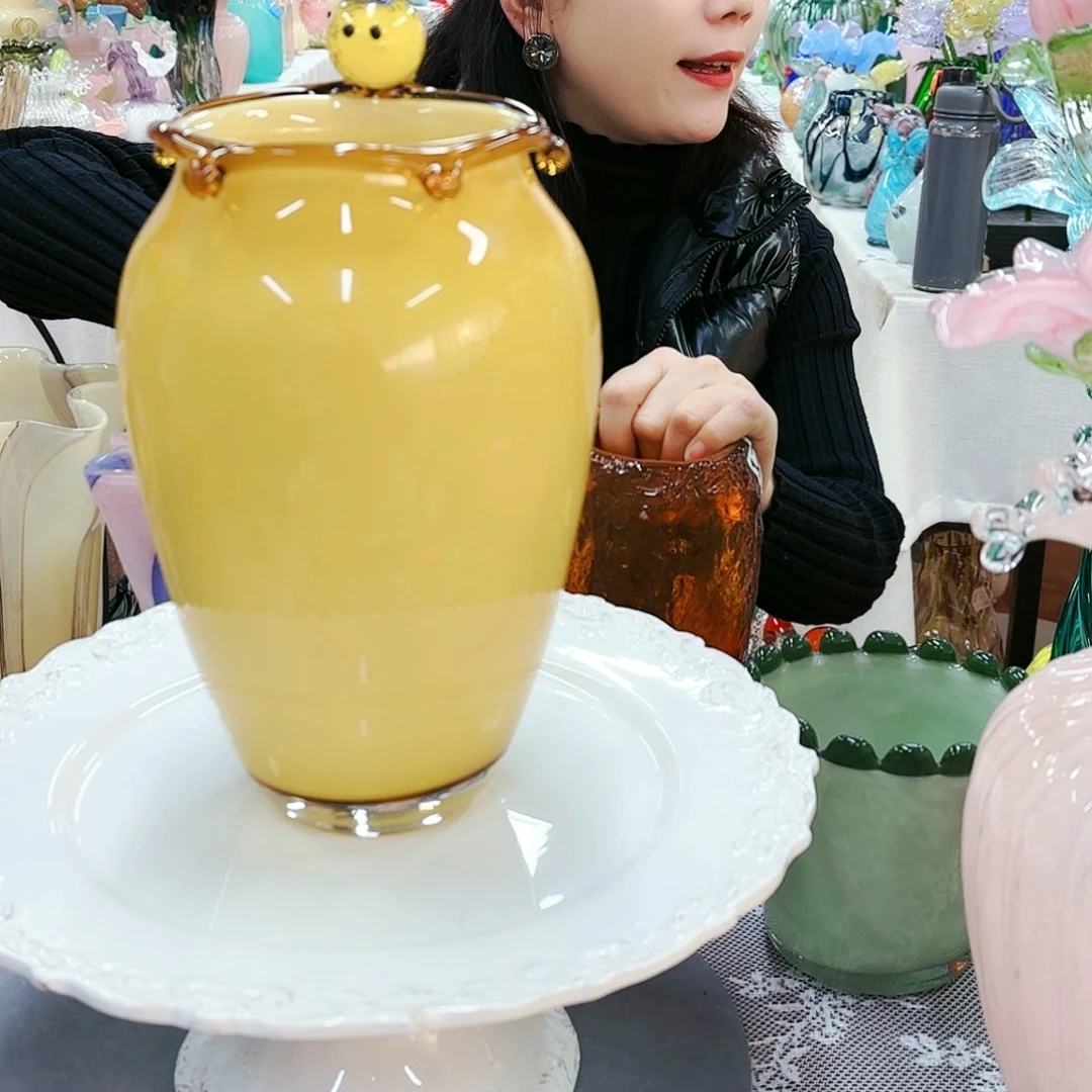 福利不退不换琉璃花瓶艺术品