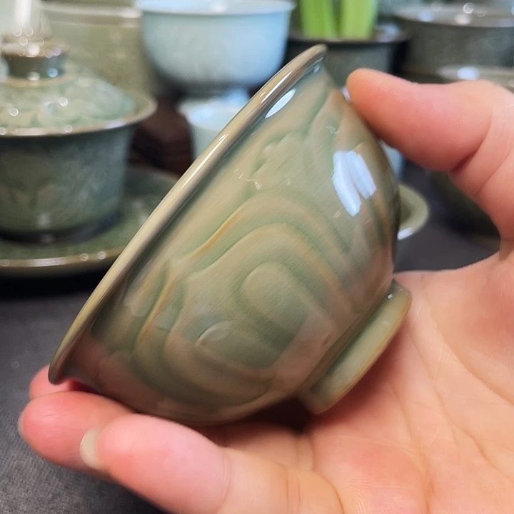孟红娟全手工莲瓣小海瓯微瑕