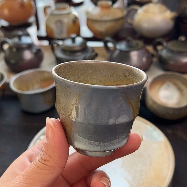 茶盏柴烧茶具柴烧茶具