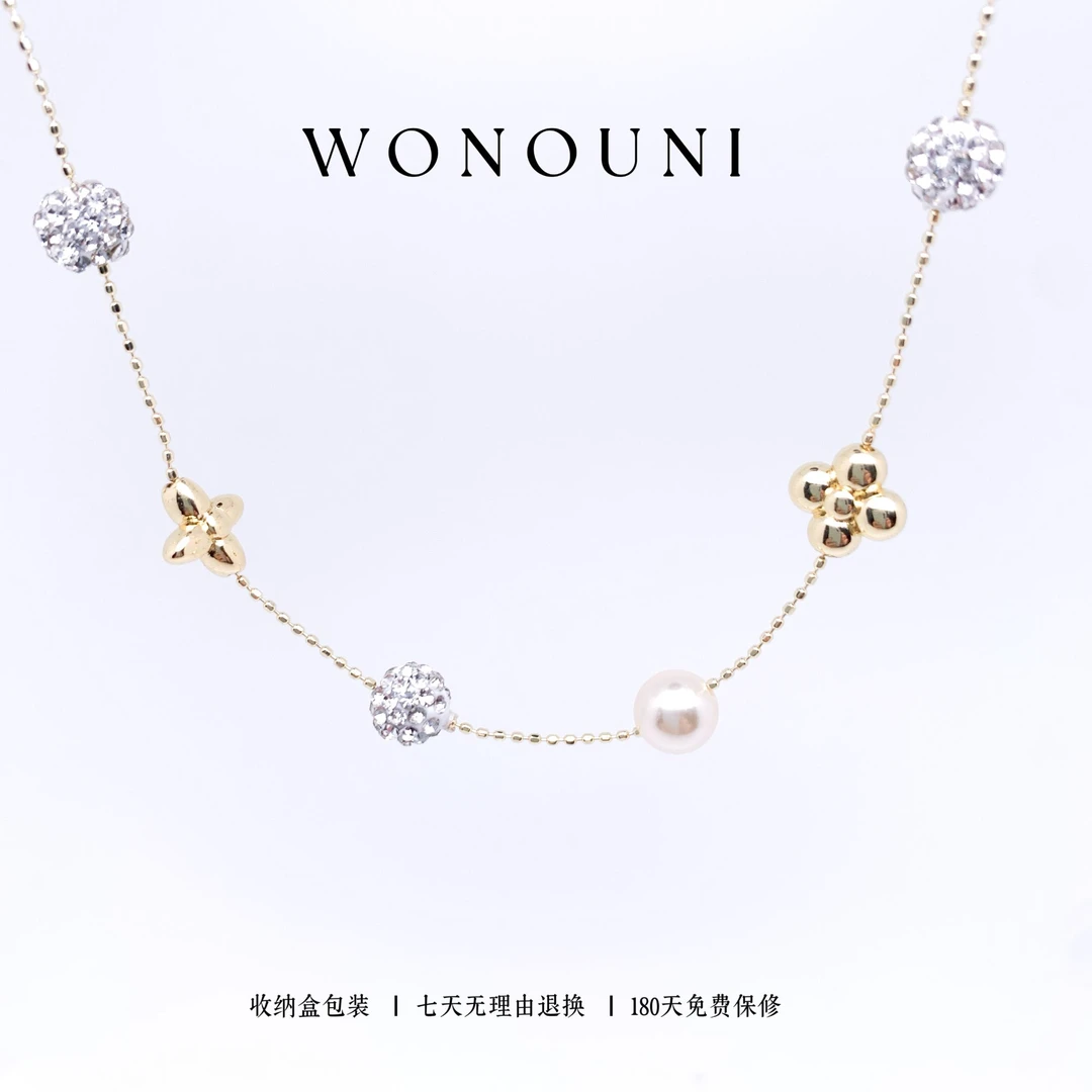 CHANGE x 小花猪猪项链百搭气质 X259