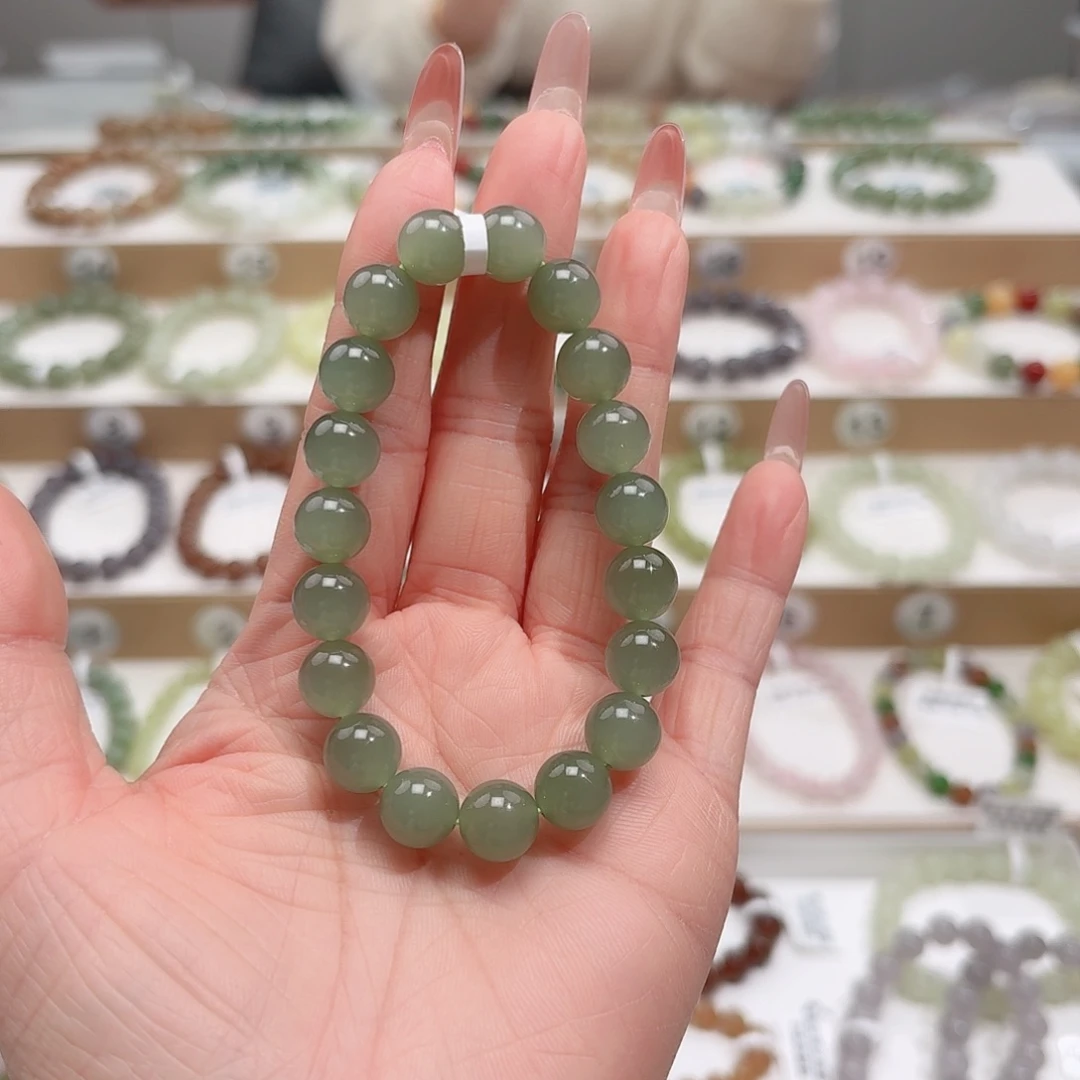 和田玉未镶嵌手链