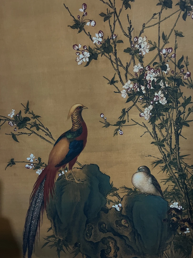 紫光锦春图装饰画  手工装裱 复刻古画