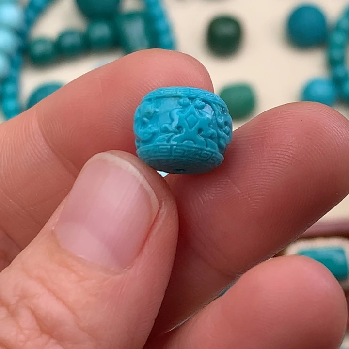 绿松石珠宝奇石未镶嵌