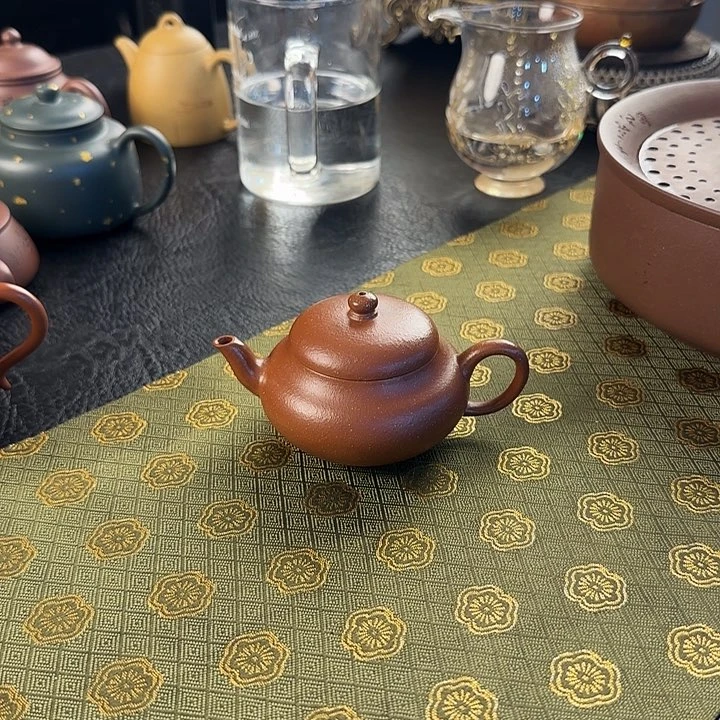 茶壶朱泥降坡泥君德容量95cc功夫茶利器