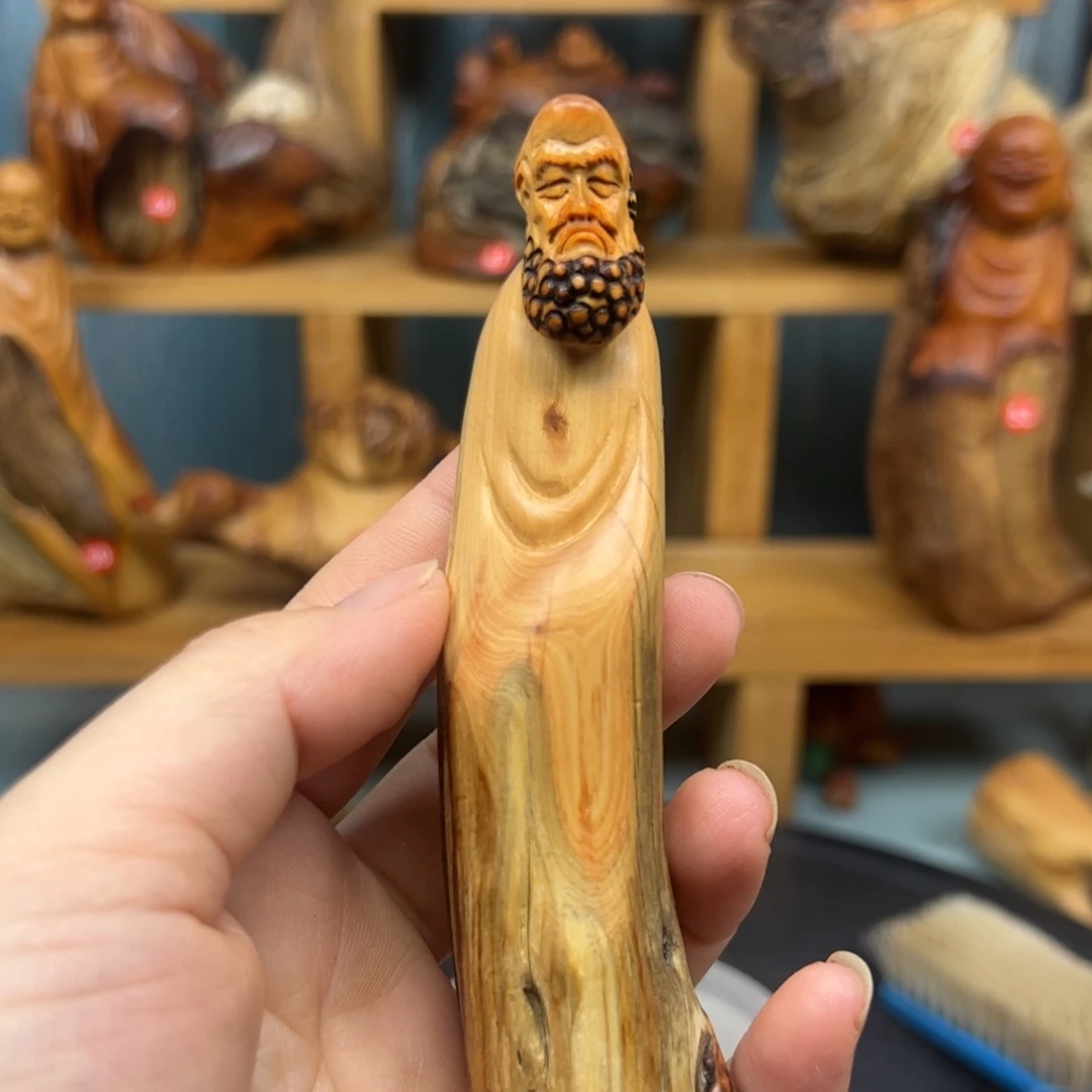 木玉*崖柏木摆件手把件，
