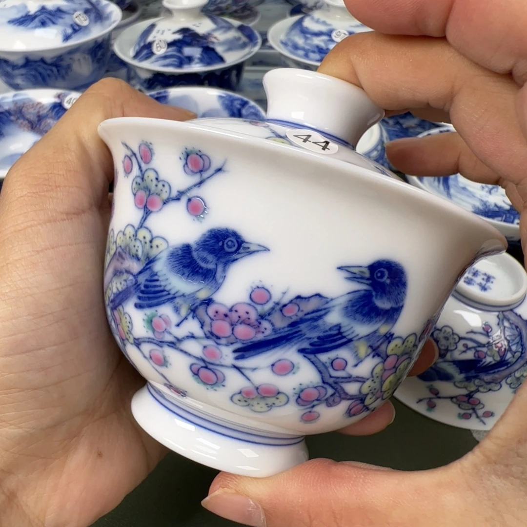 木木景德镇纯手工纯手绘茶具44