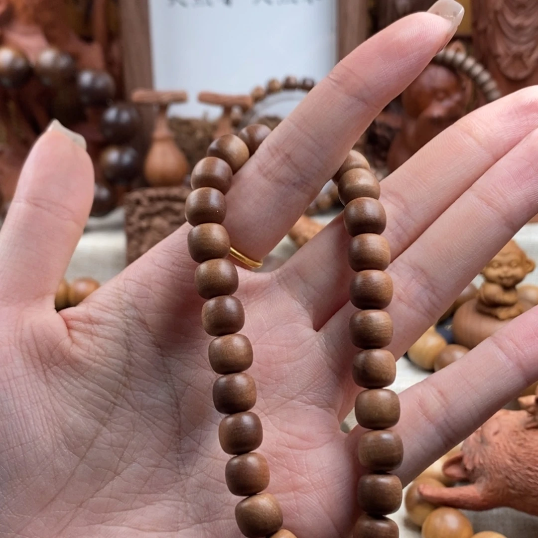 诺***$檀香木手串/手链迈索尔，老山檀香，奶香0809，27颗