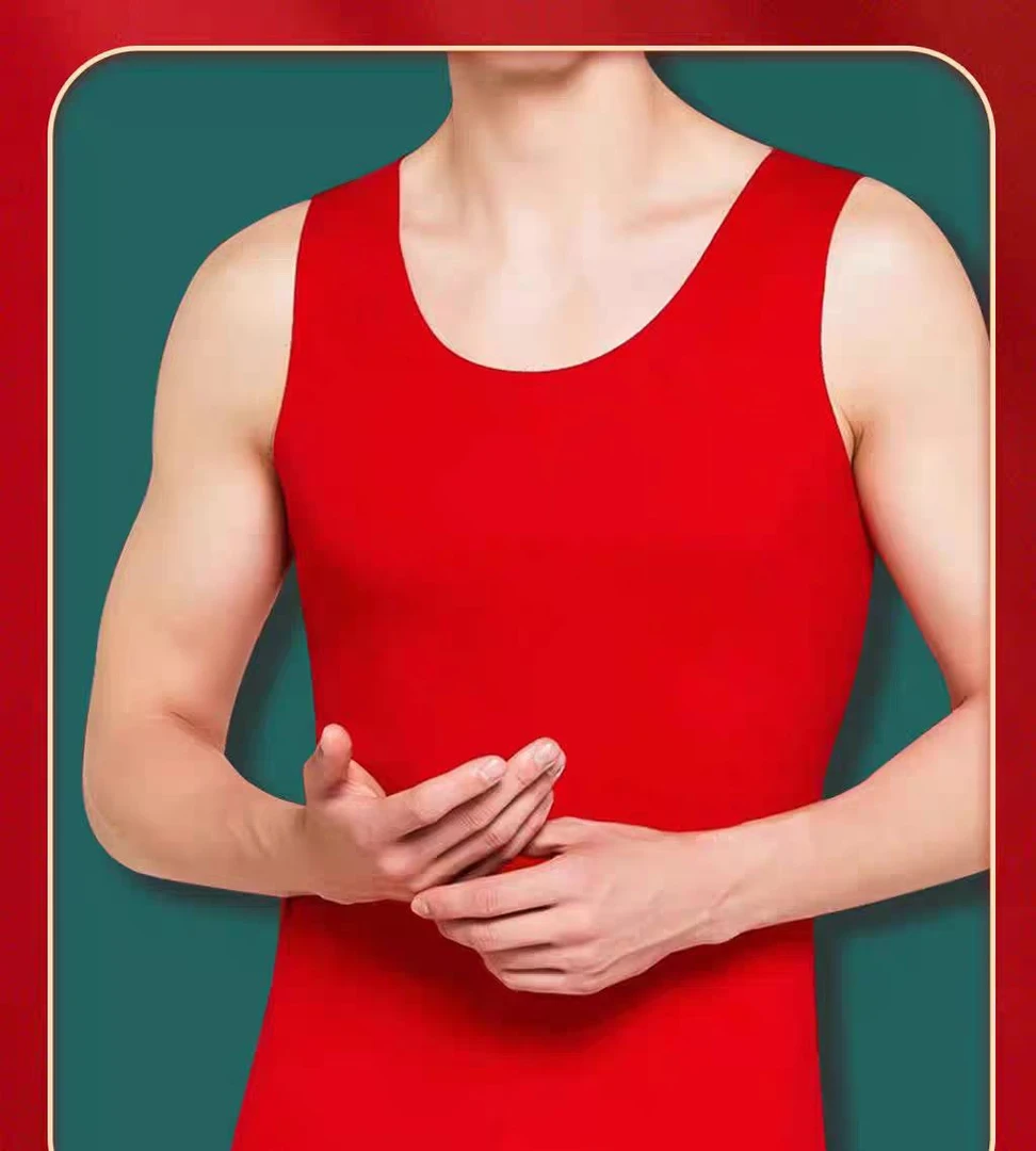 【仔仔专属】6508/3508男女款大红背心