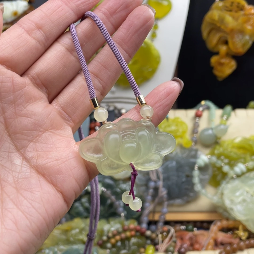 未镶嵌岫玉项链8888